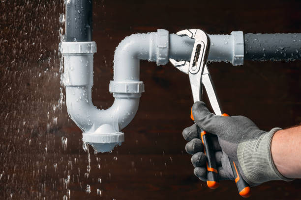Professional Leak Detection technician working in Fairhaven, MA
